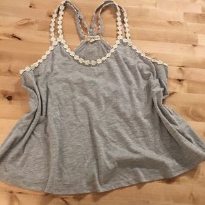 Tank with Daisy Trim